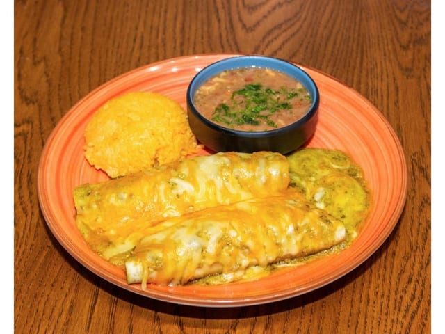Pulled Chicken Enchiladas.