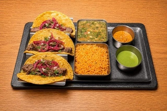 Grilled Fajita Outside Skirt Steak Tacos.