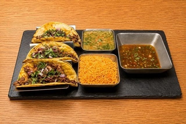 Chorizo Tacos.